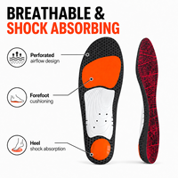 Semelles orthopédiques pour fasciite plantaire, soutien de la voûte plantaire pour soulager la douleur, inserts pour pieds plats, semelles pour bottes de travail absorbant les chocs