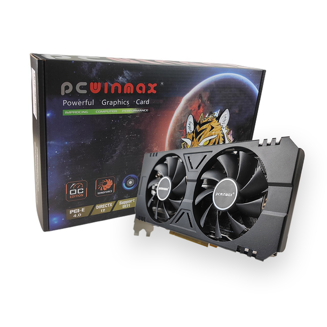 PCWINMAX GeForce RTX 2060 6GB/12GB GDDR6 Gaming Graphics Card Dual Fan Cooling for 1440P Gaming & Esports, High Performance GPU