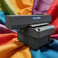 Nueva Impresora UV LED de Cama Plana de Inyección de Tinta Digital ATUE 9060 con Cabezal de Impresión I3200/i1600, 60 cm, Automática, CMYK, Pantalla Táctil, para Uso Doméstico y Comercial