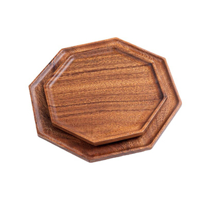 <span class=keywords><strong>Plateau</strong></span> de thé de fruits octogonal en bois de noyer moderne simple Snack assiette décorative <span class=keywords><strong>plateau</strong></span> de service à <span class=keywords><strong>dessert</strong></span> au <span class=keywords><strong>fromage</strong></span> - Product Image 6