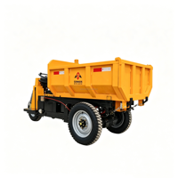 Peru Country Mining Use 3-Rad-Elektro-Muldenkipper für den Bergbau / Mini-Dumper-Truck zum Verkauf Elektrischer Minidumper