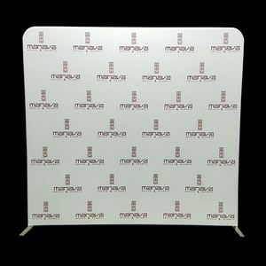 Top Selling Portable Trade Show Backdrop Stand Aluminium Frame Step and <b>Repeat</b> Banner Stand - Product Image 1