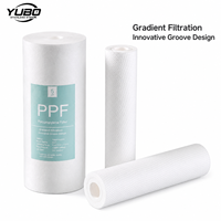 Kartrid Filter Melt Blown Polipropilena Inti Kapas PP untuk Filtrasi Cairan Kimia Minyak Air Industri Produsen OEM