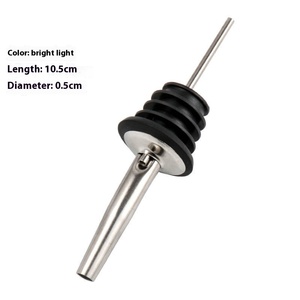 Multi-Color Eco-friendly Stainless Steel Wine &amp; Oil Bottle <strong>Stopper</strong> with Pourer Spout Reusable Silicone Guide Cap - Product Image 6
