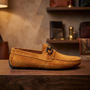 Mocasines de Gamuza para Hombre Dlords, con Hebilla Decorativa, Cómodos, Transpirables, para Todas las Temporadas, Forro de PU, Entresuela de EVA, Suela de Goma - Product Image 1