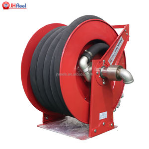 Enrouleur de tuyau à gaz métallique robuste à entraînement par ressort DEF Diesel 50 pieds pour distributeur de carburant de camion - Product Image 5