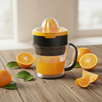 Huishoudelijke slowjuicer met plastic behuizing, 700ml capaciteit, AC-motor, Engels/Spaans ondersteuning, elektrisch keukenapparaat voor citrusvruchten