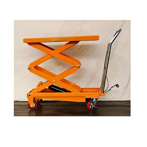 Portable Manual Hydraulic <b>Platform</b> Movable Small Scissor Lift Table for Sale - Product Image 3