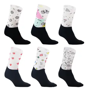 Wholesale Black Summer Bicycle Socks High Quality Quick Dry Breathable Mountain Bicycle Sports Socks