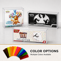 Étui de présentation en acrylique personnalisé + Collection Ultra-Premium Charizard 151 + Résistant aux UV