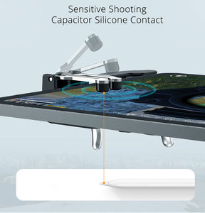 H11 iPad PUBG libre disparador controlador seis dedo Joystick Gamepad agarre para iPad Tablet juego Joystick manejar - Product Image 4