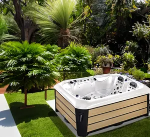 Calidad de lujo moderno Balboa independiente al aire libre bañera de hidromasaje escurridor patio trasero ejercicio nadar Spa con Aristech acrílico Combo masaje - Product Image 1