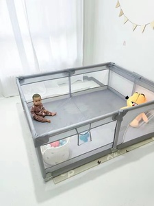 2024 moderne grand Portable multifonctionnel nouveau Design sécurité enfants pliable en plastique intérieur jouer cour clôture bébé jouer stylo - Product Image 3
