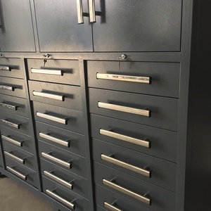 새로운 디자인 공구 캐비닛 72인치 35서랍 6도어 선반 스테인리스 금속 차고 보관 공구 캐비닛 / 차고 보관 시스템 - Product Image 2