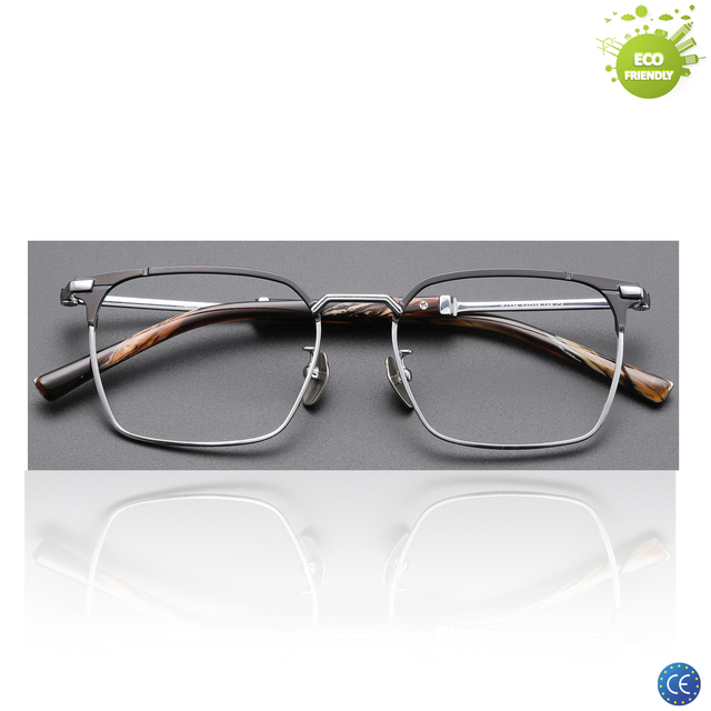 Fashion Eyeglasses Frames Wholesale Eyeglass Frames China Eyeglass Frames Brow Line Eyeglass Frames Titanium Eyewear Frame
