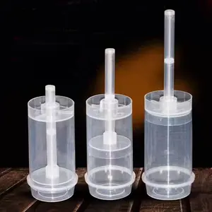 MOQ 100 stuks Dessert Push Cylinders, DIY bakvorm, ijsdessert push cup, ronde vorm. - Product Image 2