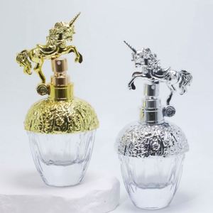 Wholesale Luxury Ladies Perfume <b>Oil</b> Glass Bottles Custom Color Fragrance Unique Shape 50ml 80ml Hot Stamping Pump <b>Sprayer</b> - Product Image 5