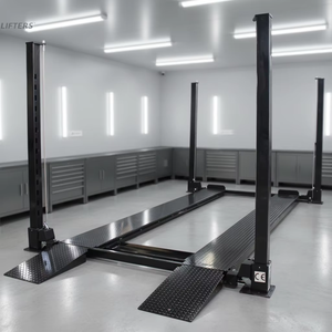 Alat Angkat Mobil Hidrolik Listrik Empat Tiang untuk Parkir, Penyimpanan Mobil, Penggunaan Dalam & Luar Ruangan - Product Image 6