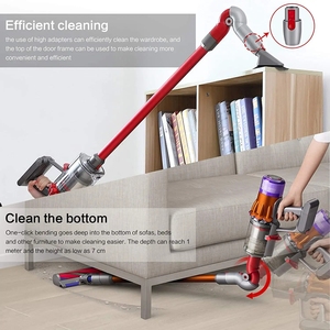 Adaptateur de fixation inférieure amélioré compatible avec les aspirateurs sans fil <span class=keywords><strong>Dyson</strong></span> V7/V8/V10/V11, pièces et accessoires universels pour aspirateurs - Product Image 3