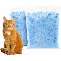 Litière pour chat en cristal de qualité supérieure, haute absorption, faible poussière, longue durée, anti-odeur, bac à litière pour chat