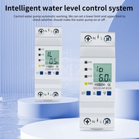 TOMZN 63A Relais de protection de tension et de courant réglable 110V 230V avec affichage de l'énergie kWh et dispositif de contrôle du niveau d'eau