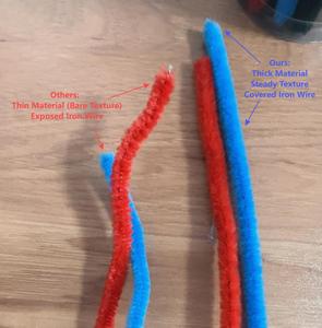 Limpiadores de tuberías de tallos de chenilla personalizados, caja de suministros para manualidades DIY para niños, cajas de madera para manualidades, letreros de pared - Product Image 5