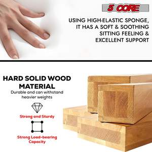 ม้านั่งเปียโนไม้ปรับความสูงได้พร้อมที่เก็บของ, เสื้อหนังสีน้ำตาล, ออกแบบมาเพื่องานหนักสำหรับนักดนตรี, pnb WD HD BR - Product Image 4