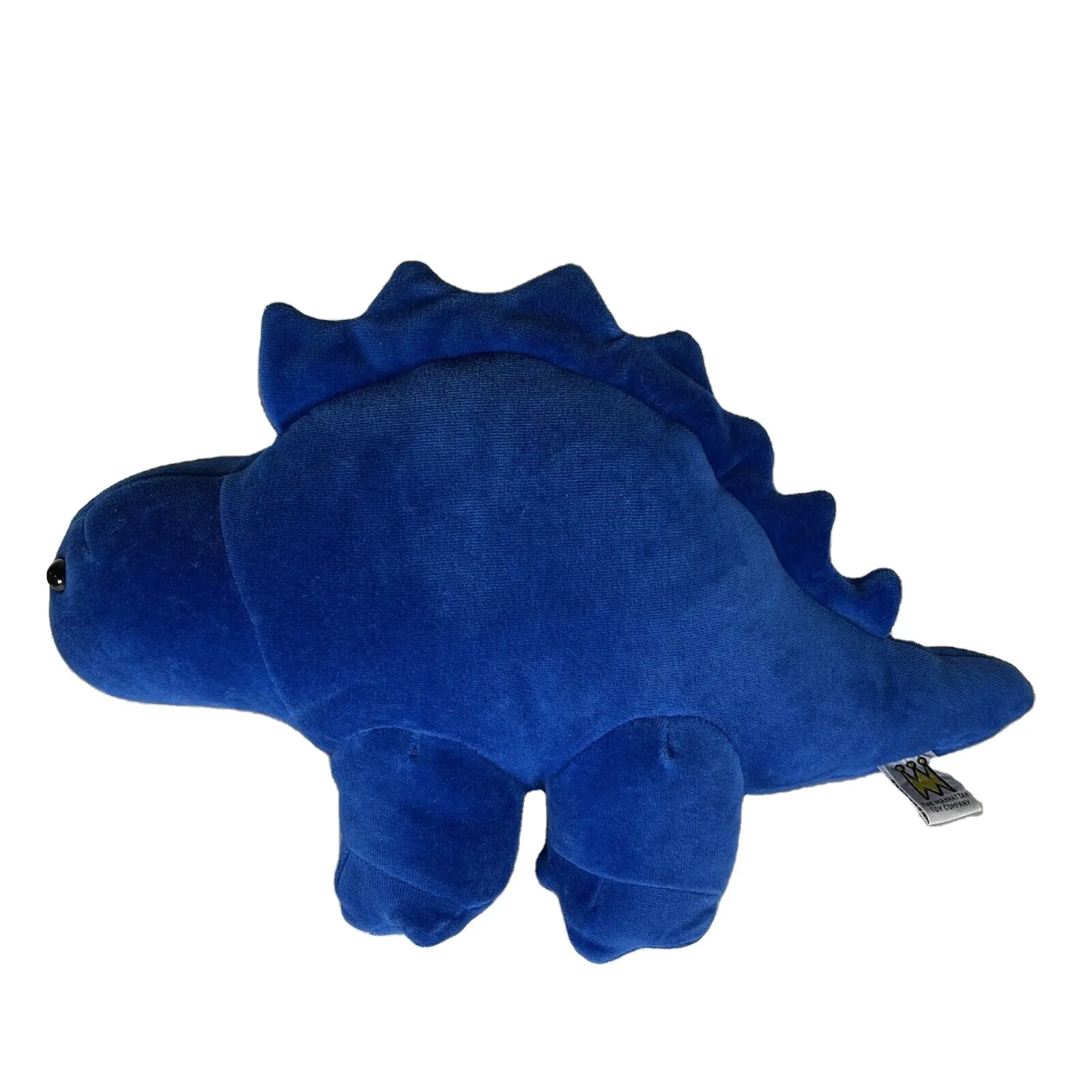 Mavi stegosaurus yumuşak peluş doldurulmuş dinozor oyuncaklar çocuk