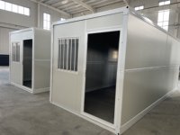 Casa Contenedor Plegable de 2 Pisos, Prefabricada, Expandible, de Lujo, Tipo Tiny Home, Oficina Móvil de 20 pies / 40 pies con 2-5 Dormitorios
