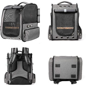 Sac à dos de transport d'oiseaux de luxe Cage respirante <span class=keywords><strong>en</strong></span> maille vétérinaire légère avec support de perchoir pour voyager avec perroquets perruches calopsittes - Product Image 3