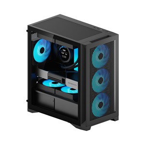 Caja de computadora SAMA PC de vidrio templado ATX CPU Gaming Gabinete de PC de escritorio Chasis de computadora con pantalla - Product Image 2