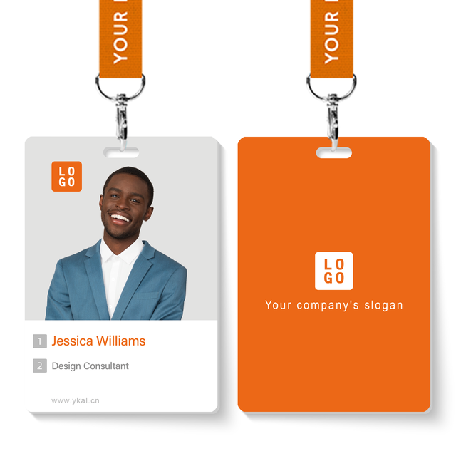 Custom Photo ID PVC Card NFC Communication Access Control Management Plastic Card for Student Staff Exhibition Event