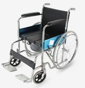 Household medical devices medical supplies health care walking assistant silla ruedas power wheel chair with commode