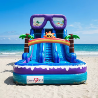 Vente flash - Château gonflable de haute qualité en PVC avec toboggan, château gonflable pour enfants