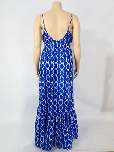 Robe longue de soirée maxi grande taille pour <span class=keywords><strong>femme</strong></span>, été <span class=keywords><strong>2021</strong></span>, <span class=keywords><strong>élégante</strong></span>, décontractée, tenues de soirée, grandes tailles 3XL 4XL 5XL - Product Image 6