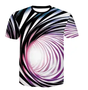 Best selling 3D printed T-shirt for men all size is available black all over print t-shirts wholesale fancy printed t-shirt