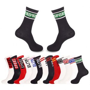 High Quality Fashion Wholesale Multicolor Jacquard logo Crew Athletic <b>Socks</b> Men Custom Sports <b>Socks</b> for Men - Product Image 3