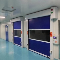 Porte rapide en PVC à enroulement, design moderne, sur mesure, vente en gros, fabriquée en Chine, pour atelier et entrepôt