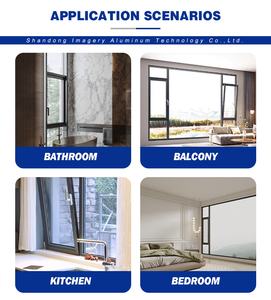 Modern Custom Aluminum Casement Tilt and Turn <strong>Window</strong> Soundproof Heat <strong>Insulation</strong> for House Hotel Apartment - Product Image 3