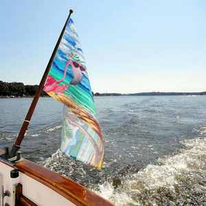 Bandera de Flamingo 3x5 pies con ojales para exteriores, decoración de palmeras para interiores, hogar y jardín, cartel festivo para primavera y verano - Product Image 4