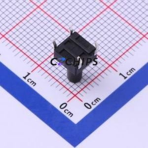 UK-B0202-G10-160 Tactile Switch Through hole-4P,6x6mm Switch Single Pole Single Throw Round Button 1.6N Through Hole - Product Image 2