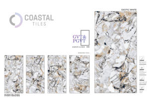 BLANC EXOTIQUE 600x1200MM Carreaux hautement brillants Brique réfractaire de style classique moderne pour mur intérieur Meilleurs tarifs - Product Image 2