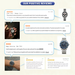 THORN 36mm Retro Series Mechanisch Horloge Roestvrijstalen Kast Saffierglas Wijzerplaat Lederen Band 10 Bar Waterdicht Horloge - Product Image 5