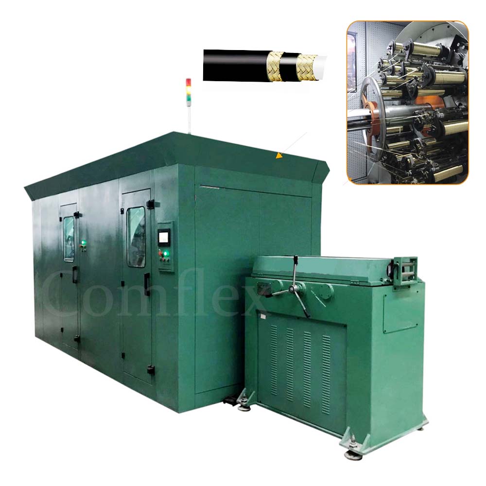 BJZ Series высокоскоростные 36 носителей Однослойная 18 об/мин вращающаяся машина для плетения проволоки для резинового шланга или металлического шланга