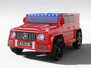 四輪駆動バッテリー式電動オフロード乗用玩具、二人乗りプラスチック製子供用車、対象年齢2～13歳 - Product Image 2