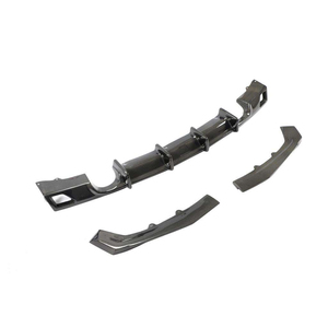 Difusor Trasero de Fibra de Carbono Seca para <span class=keywords><strong>BMW</strong></span> F30 F31 F35 Serie 3 <span class=keywords><strong>M</strong></span> Sport 2013-2018, Kit de Divisor Estilo MP - Product Image 2