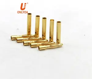 ONLYOA 맞춤 2mm 황동 금도금 RC Bullet 바나나 플러그 커넥터 ESC 배터리 모터 RC 취미/모델/배터리