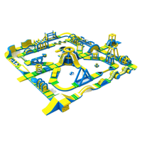 Parc aquatique gonflable de grande taille pour parc d'attractions, nouveau design, marque NOVA, en PVC