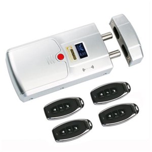<strong>Touchless</strong> German Manual Door <strong>Lock</strong> Electric <strong>Deadbolt</strong> Hand Lever <strong>Lock</strong> With Remote Control - Product Image 1
