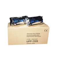 Rollo de Papel Térmico UPP-110S de 110 mm x 20 m Compatible con la Máquina de Ultrasonido Sony Upp 110s Hecho en China
